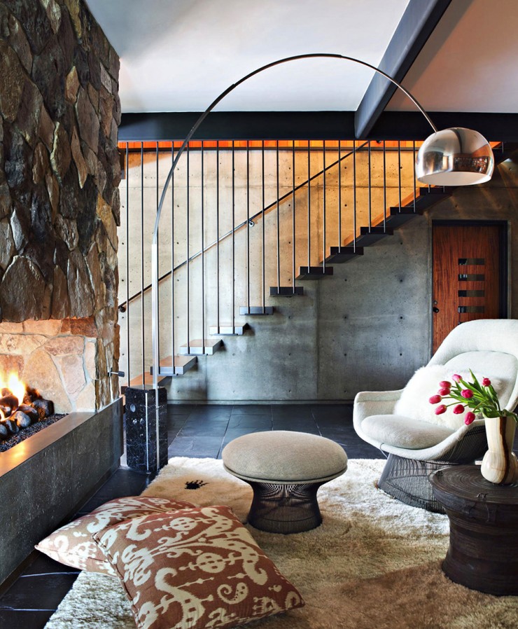 La Cañada Mid Century House interiors by Jamie Bush